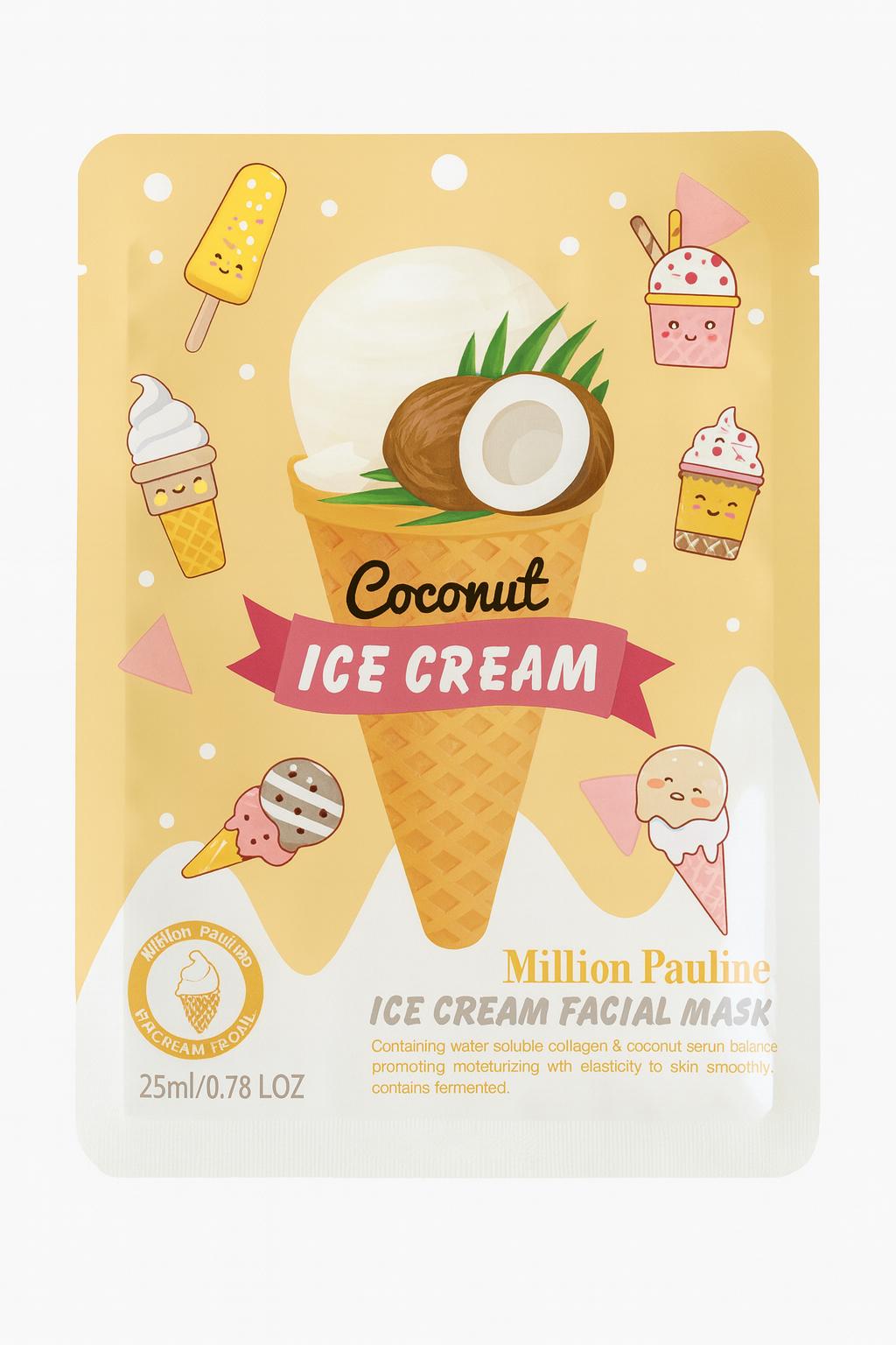 MASCHERA VISO GELATO AL COCCO