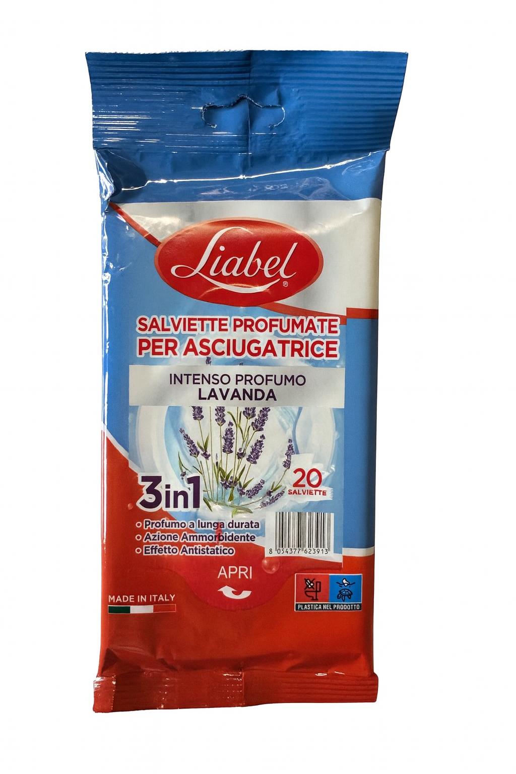 SALVIETTE PROFUMATE LAVANDA PER ASCIUGATRICE