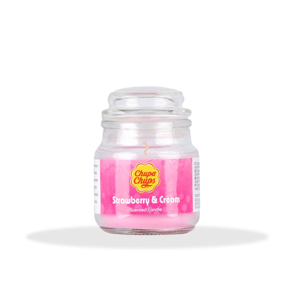 CANDELA CHUPA CHUPS PANNA E FRAGOLA