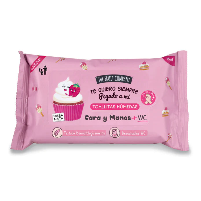 SALVIETTE PROFUMATE THE FRUIT COMPANY PANNA E FRAGOLA