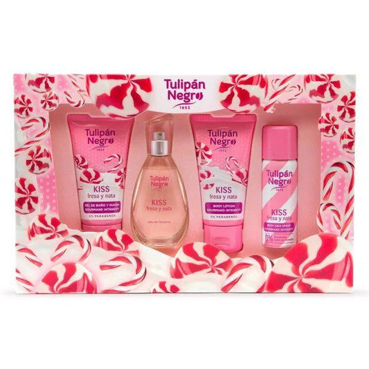 SET PANNA E FRAGOLA TULIPAN NEGRO