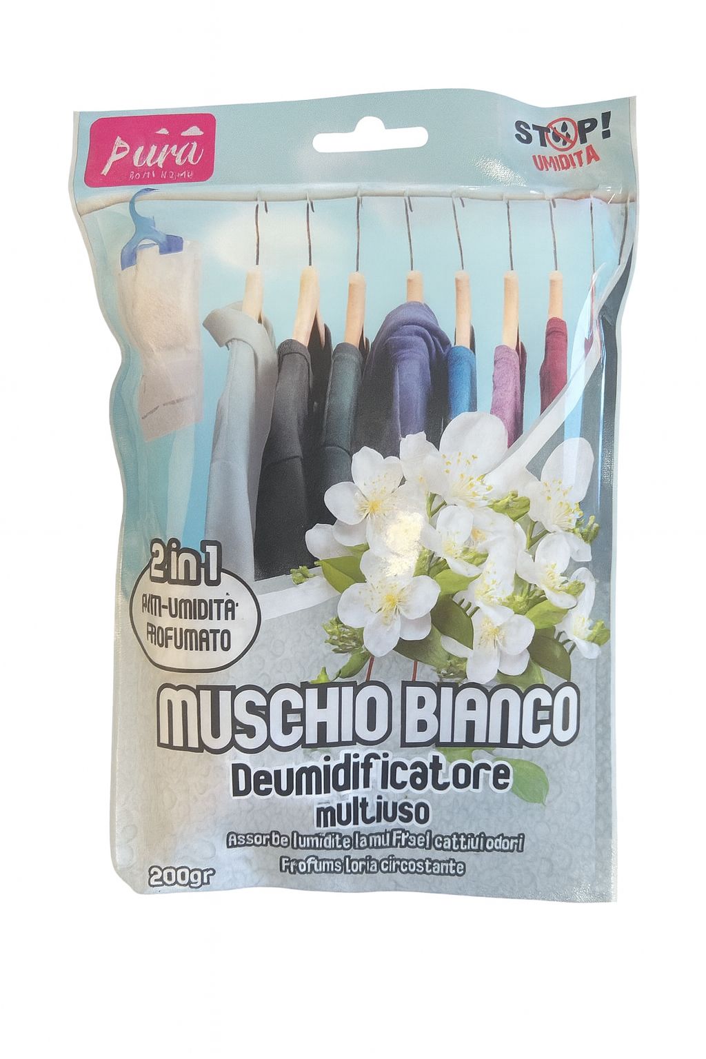 DEUMIDIFICATORE MULTIUSO MUSCHIO BIANCO