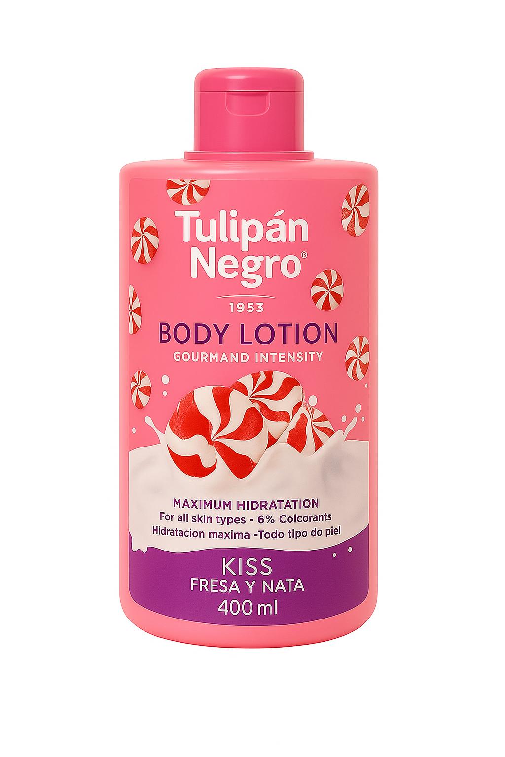 CREMA CORPO TULIPAN NEGRO PANNA E FRAGOLA