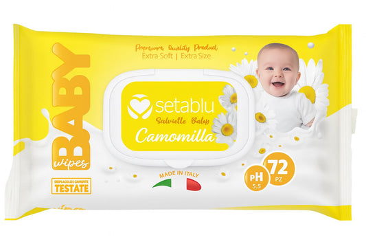 SALVIETTE SETA BLU CAMOMILLA