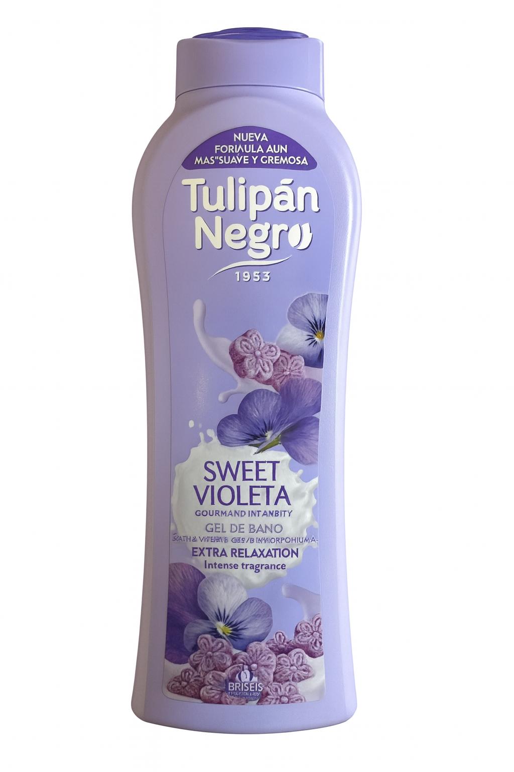 BAGNOSCHIUMA TULIPAN NEGRO VIOLETTA