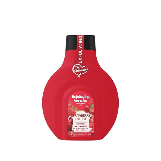 SCRUB VISO E CORPO TULIPAN NEGRO CILIEGIA E FRAGOLA